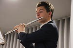 Ondřej Macourek studuje na konzervatoři hru na příčnou flétnu